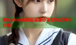 糖心vlog锅锅酱温馨沙发时光记录与分享