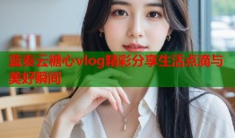 蓝奏云糖心vlog精彩分享生活点滴与美好瞬间