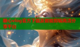 糖心vlog官方下载及智能剪辑高清分享平台