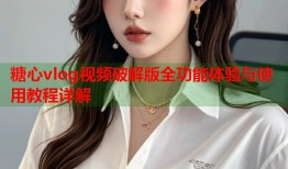 糖心vlog视频破解版全功能体验与使用教程详解
