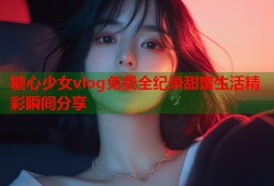糖心少女vlog免费全纪录甜蜜生活精彩瞬间分享
