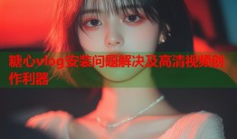 糖心vlog安装问题解决及高清视频创作利器