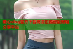 糖心vlog官方下载高清拍摄智能剪辑分享平台