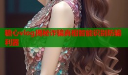 糖心vlog揭秘诈骗真相智能识别防骗利器
