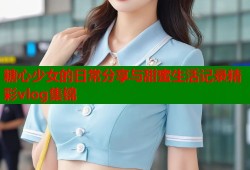 糖心少女的日常分享与甜蜜生活记录精彩vlog集锦