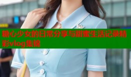 糖心少女的日常分享与甜蜜生活记录精彩vlog集锦