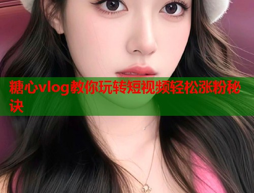 糖心vlog教你玩转短视频轻松涨粉秘诀